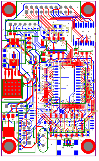 FPGA 电路板 PCB 布线图